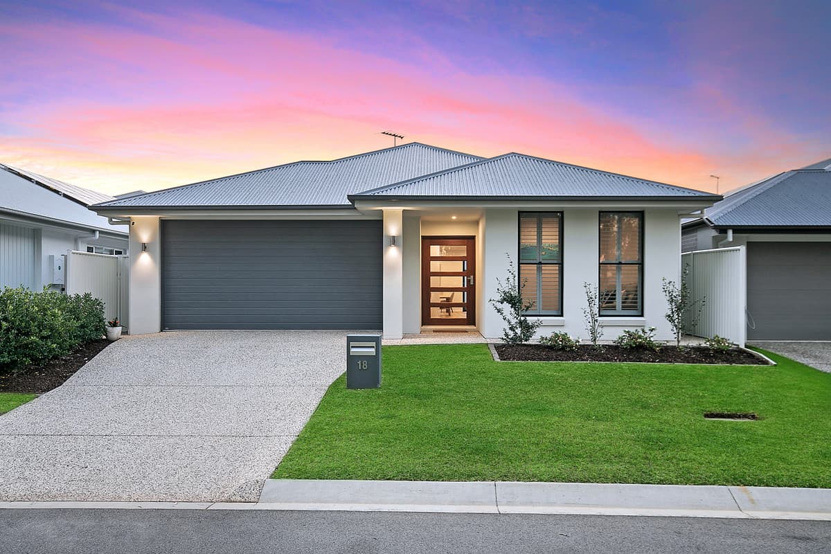 Gorgeous four-bedroom home with dual living areas, ducted a/c overlooking bushland