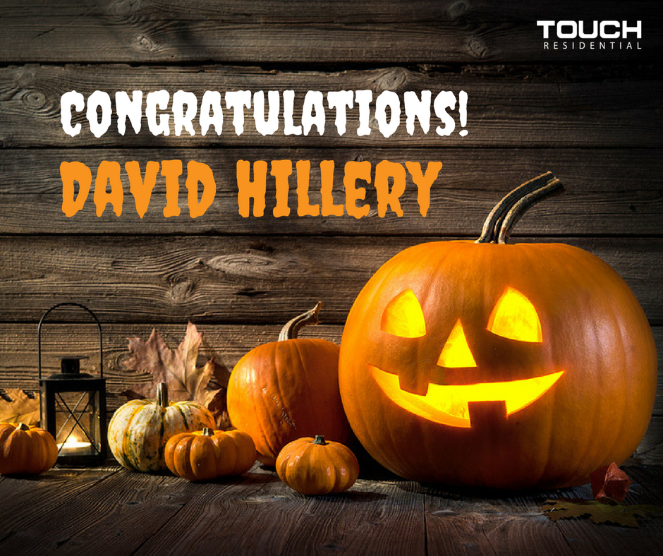 Congratulations David Hillery